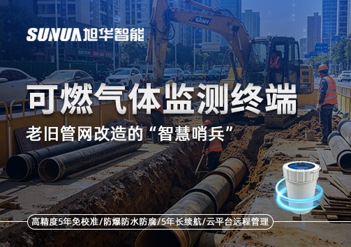 老旧管网改造的“智慧哨兵”：可燃气体监测终端如何重塑地下安全防线