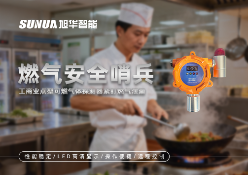 燃气安全哨兵：工商业点型可燃气体探测器紧盯燃气泄漏